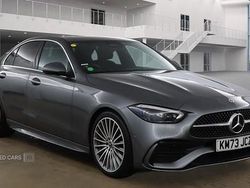 Grey Used 2023 Mercedes C300 AMG Line Premium Sedan | £32,450 (Expensive)