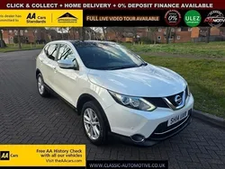 White Used 2014 Nissan Qashqai Acenta Premium SUV | £5,195 (Fair price)
