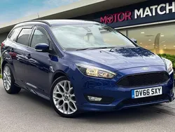 Blue Used 2016 Ford Focus ST-Line Estate | £9,490 (Fair price)