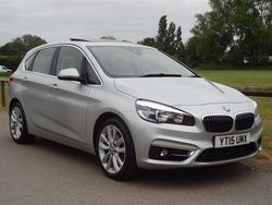 Silver Used 2015 BMW 218 Luxury Line MPV | £9,495 (Fair price)