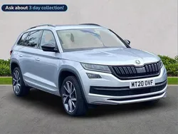 Silver Used 2020 Skoda Kodiaq SportLine SUV | £25,690 (Fair price)