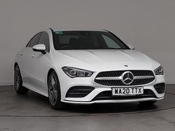 White Used 2020 Mercedes CLA180 AMG line Sedan | £20,498 (Fair price)