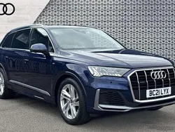 Blue Used 2021 Audi Q7 S-Line SUV | £40,059 (Fair price)