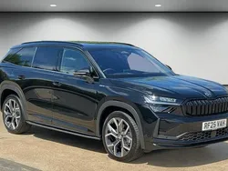 Black magic pearl effect New 2025 Skoda Kodiaq SportLine SUV | £42,990 (Expensive)