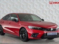 Crystal red Used 2023 Honda Civic Sport Hatchback | £25,795 (Fair price)