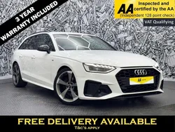 White Used 2020 Audi A4 Black Edition Estate | £19,495 (A bit pricey)
