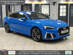 Blue Used 2021 Audi A5 Sportback S-Line Hatchback | £25,720 (A bit pricey)