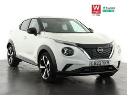 White Used 2023 Nissan Juke Tekna SUV | £20,399 (Fair price)