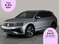 Silver Used 2022 VW Tiguan Allspace R-line SUV | £27,261 (Fair price)