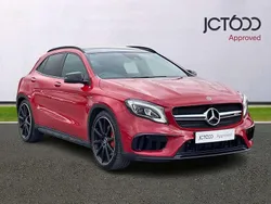 Red Used 2017 Mercedes GLA45 AMG Premium SUV | £17,228 (Fair price)