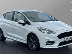 White Used 2019 Ford Fiesta ST-Line X Hatchback | £9,175 (Fair price)
