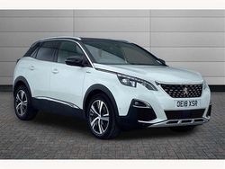 White Used 2018 Peugeot 3008 GT-line SUV | £11,425 (Fair price)