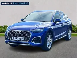 Blue Used 2022 Audi Q5 Sportback S-Line SUV | £31,779 (Super price)