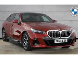 Red Used 2024 BMW 520 M Sport Sedan | £37,493 (Fair price)