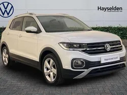 White Used 2019 VW T-Cross SEL SUV | £14,185 (Fair price)