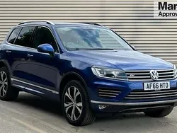 Blue Used 2016 VW Touareg R-line SUV | £19,484 (Good price)