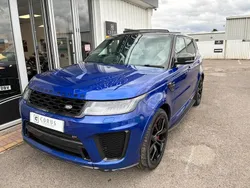Blue Used 2021 Land Rover Range Rover Sport SVR SUV | £41,898 (Good price)