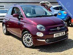 Red Used 2016 Fiat 500 Lounge Hatchback | £5,995 (Fair price)