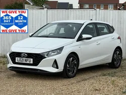 White Used 2021 Hyundai i20 SE Hatchback | £12,999 (Fair price)