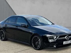 Black Used 2022 Mercedes A35 AMG Premium Plus Sedan | £33,495 (Fair price)