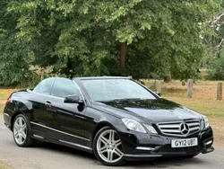 Black Used 2012 Mercedes E350 Cabriolet | £7,497 (Fair price)