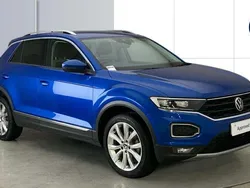 Blue Used 2021 VW T-Roc SEL SUV | £21,441 (Fair price)