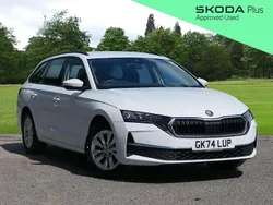 White Used 2024 Skoda Octavia SE Technology Estate | £21,495 (A bit pricey)