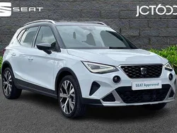 White Used 2024 Seat Arona Xperience Lux SUV | £19,950 (A bit pricey)