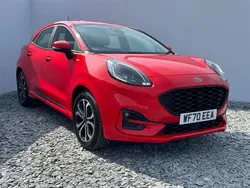 Red Used 2020 Ford Puma ST-Line SUV | £13,395 (Fair price)