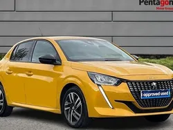 Yellow Used 2023 Peugeot 208 Allure+ Hatchback | £14,500 (Fair price)