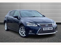 Blue Used 2018 Lexus CT200h Luxury Line Hatchback | £14,895 (Fair price)