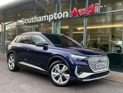 Blue Used 2023 Audi Q4 e-tron S-Line SUV | £40,990