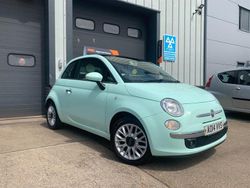 Green Used 2014 Fiat 500 Lounge Hatchback | £4,190 (A bit pricey)