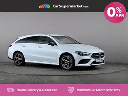 White Used 2023 Mercedes CLA250e AMG Line Premium Sedan | £29,197