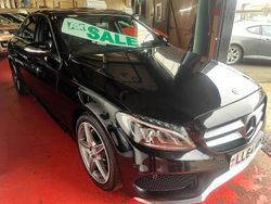 Black Used 2014 Mercedes C220 AMG Line Premium Sedan | £8,495