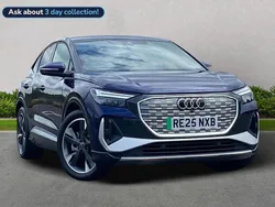 Blue New 2025 Audi Q4 e-tron S-Line SUV | £36,701 (Fair price)