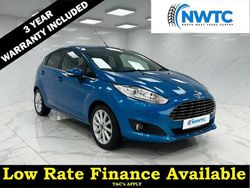 Blue Used 2015 Ford Fiesta Titanium Hatchback | £7,795 (Fair price)