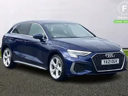 Blue Used 2021 Audi A3 e-tron S-Line Hatchback | £20,999 (Fair price)
