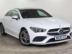 White Used 2020 Mercedes CLA200 AMG line Coupe | £22,290 (Good price)