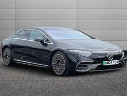 Black Used 2024 Mercedes EQS450+ AMG Line Premium Plus Sedan | £61,895 (Super price)