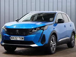 Blue Used 2022 Peugeot 3008 Allure Premium SUV | £16,789 (Fair price)