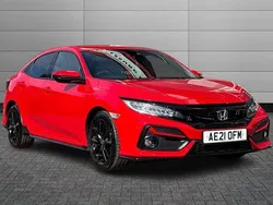Red Used 2021 Honda Civic Sport Hatchback | £16,995 (Fair price)