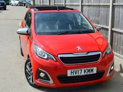 Red Used 2017 Peugeot 108 Allure Hatchback | £6,449 (Fair price)