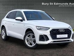 White Used 2021 Audi Q5 S-Line SUV | £28,911 (Fair price)