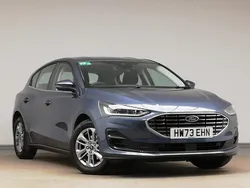Blue Used 2023 Ford Focus Titanium Hatchback | £18,298 (Fair price)