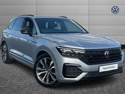 Silver Used 2022 VW Touareg Black Edition SUV | £39,322 (Fair price)