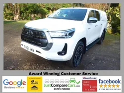 White Used 2021 Toyota HiLux Pickup | £22,750 (Good price)