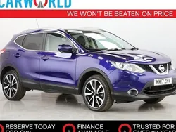 Blue Used 2017 Nissan Qashqai Tekna SUV | £7,700 (Good price)