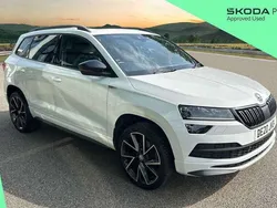 White Used 2020 Skoda Karoq SportLine SUV | £17,995 (A bit pricey)