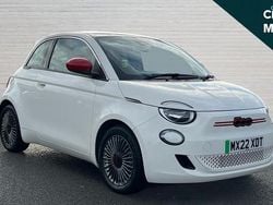 White Used 2022 Fiat 500e Red | £11,287 (Super price)